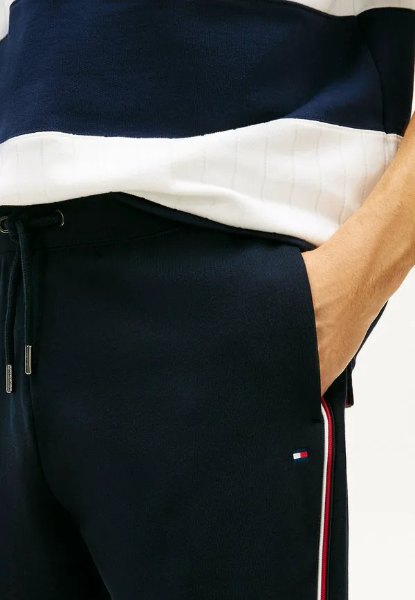Спортивные брюки с манжетами в виде полосок по всему миру Tommy Hilfiger, Navy Blue — фото 4