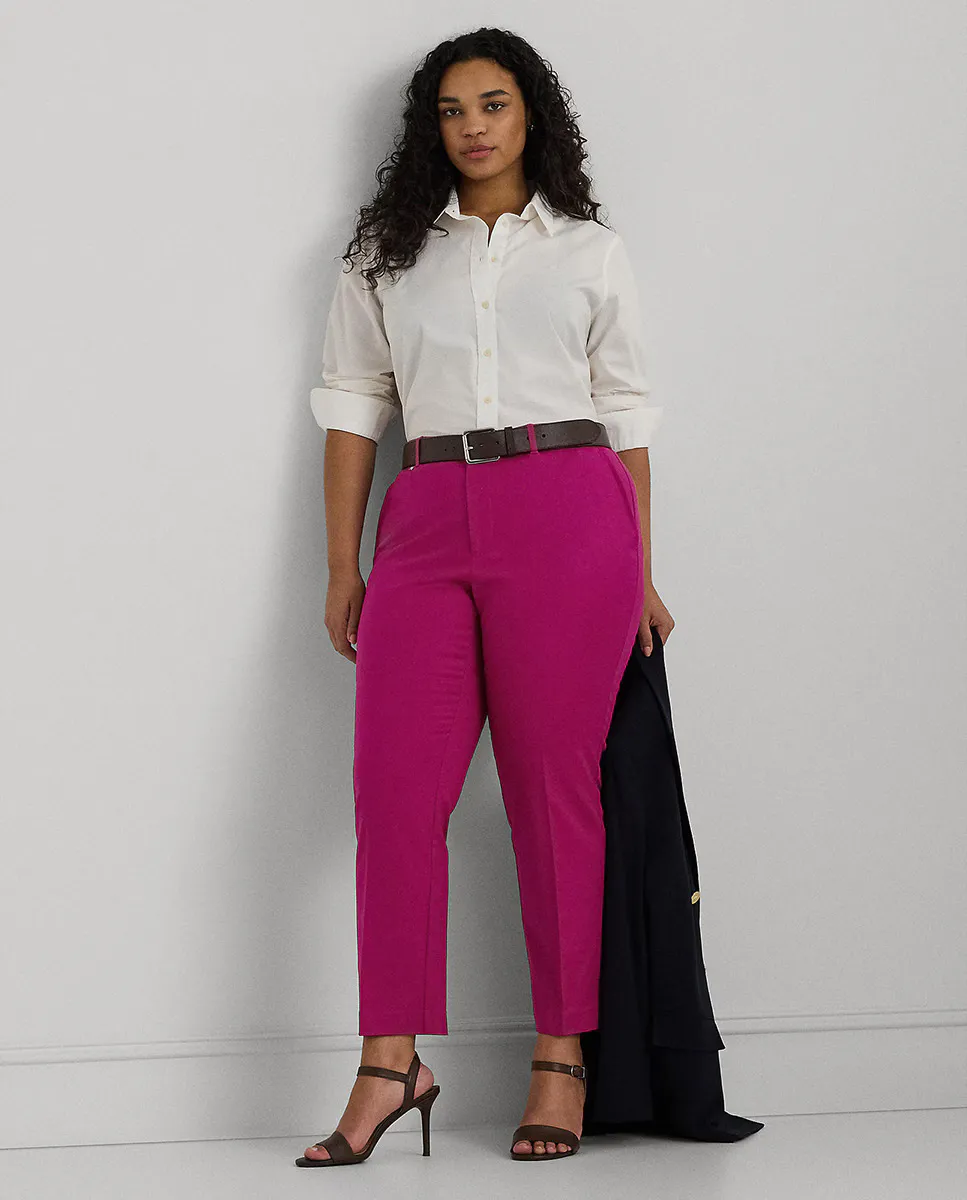 

Прямые женские брюки стрейч Lauren Ralph Lauren Woman, розовый