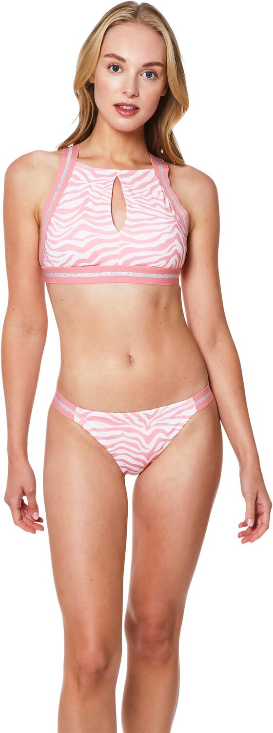 

Купальный топ Sanctuary Modern Kitty Keyhole High Neck Top, цвет Bright Peachy