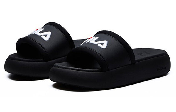 Тапочки donut fashion casual slippers for black Fila, черный — фото 3