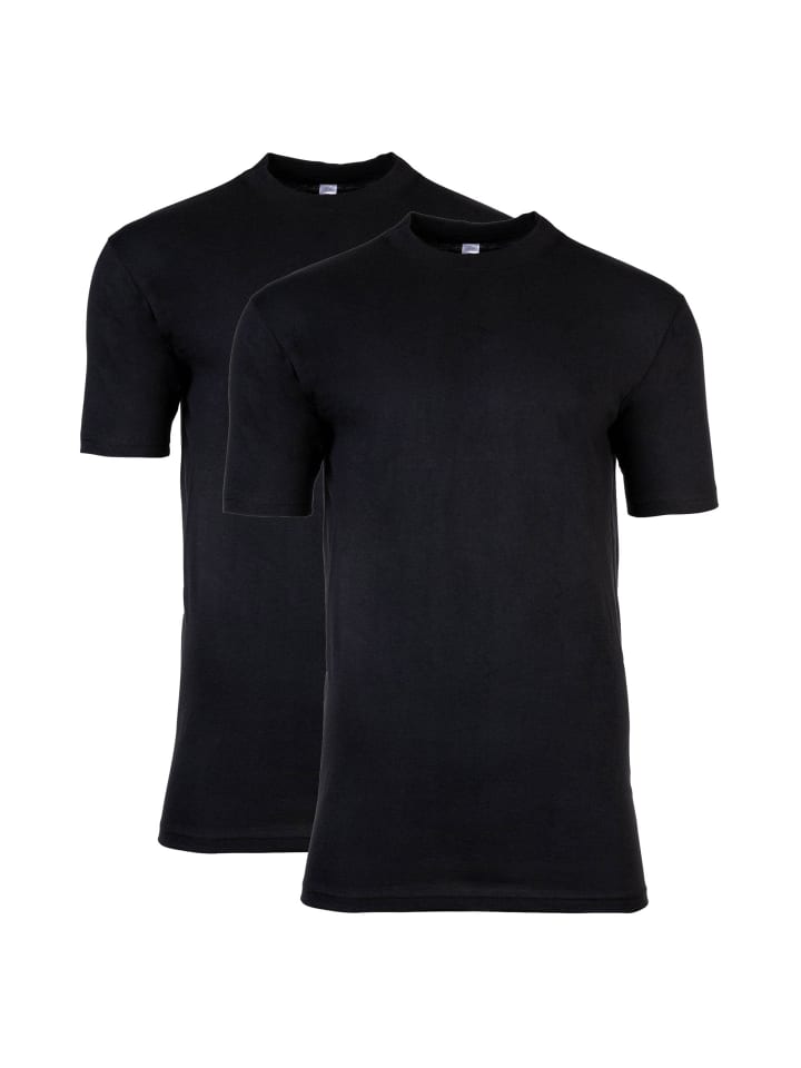 

HOM Комплект из двух футболок черного цвета, Черный, HOM Комплект из двух футболок черного цвета