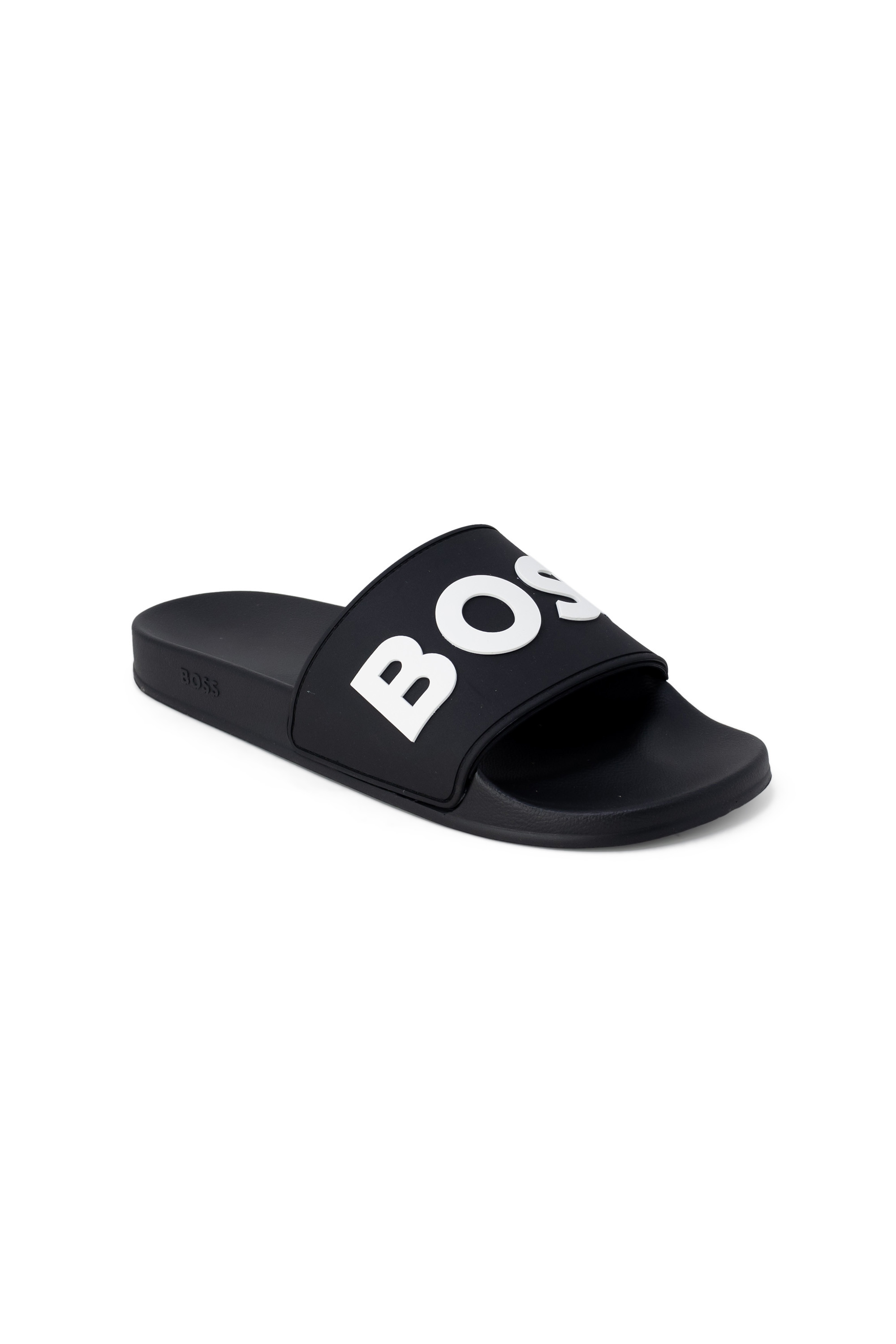 

Шлёпанцы BOSS с логотипом, черный