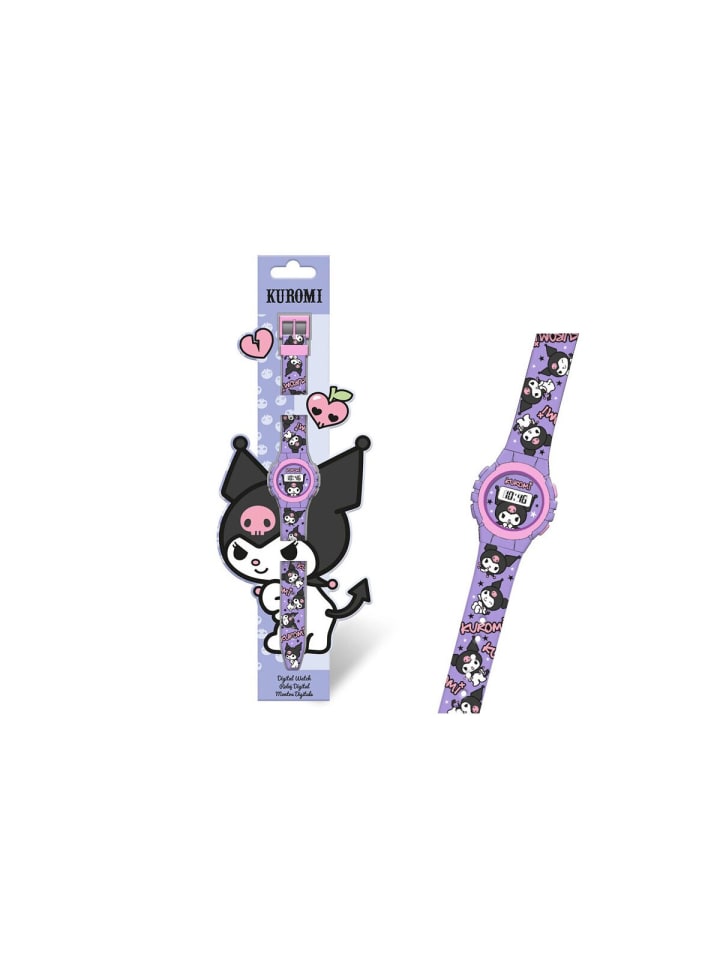 

Детские цифровые светодиодные часы Kuromi - стильные наручные часы Hello Kitty
