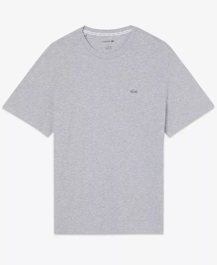 

Мужская футболка с коротким рукавом термобелье Lacoste, серебро