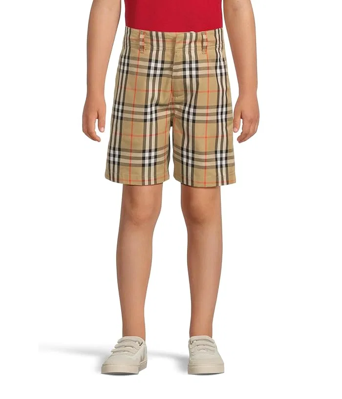 Шорты Oscar Check хлопок Burberry Kids, Sand IP Check