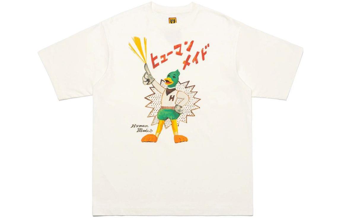 

Футболка унисекс белая HUMAN MADE