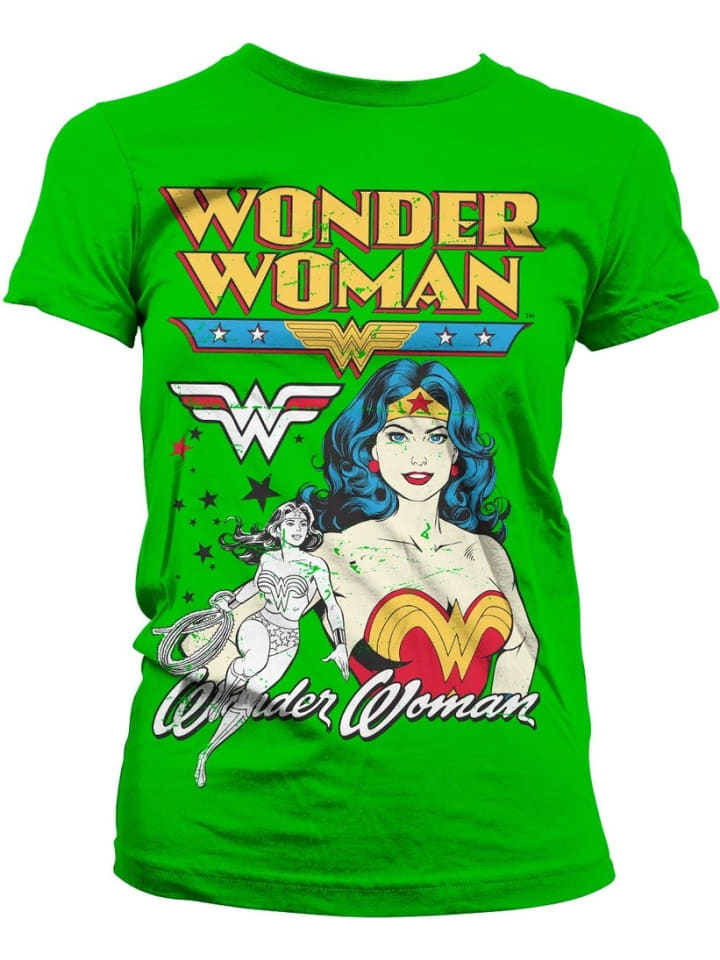 

Футболка WONDER WOMAN, зеленый