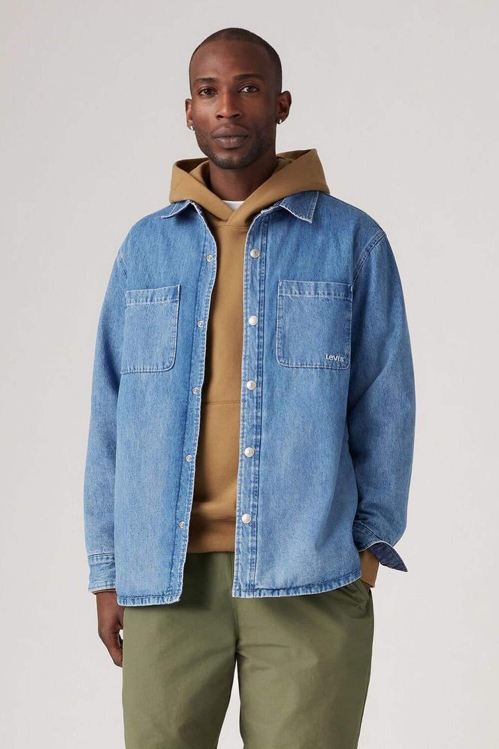 

Двусторонняя утепленная рубашка Bryant из 100% хлопка Levi'S, синий