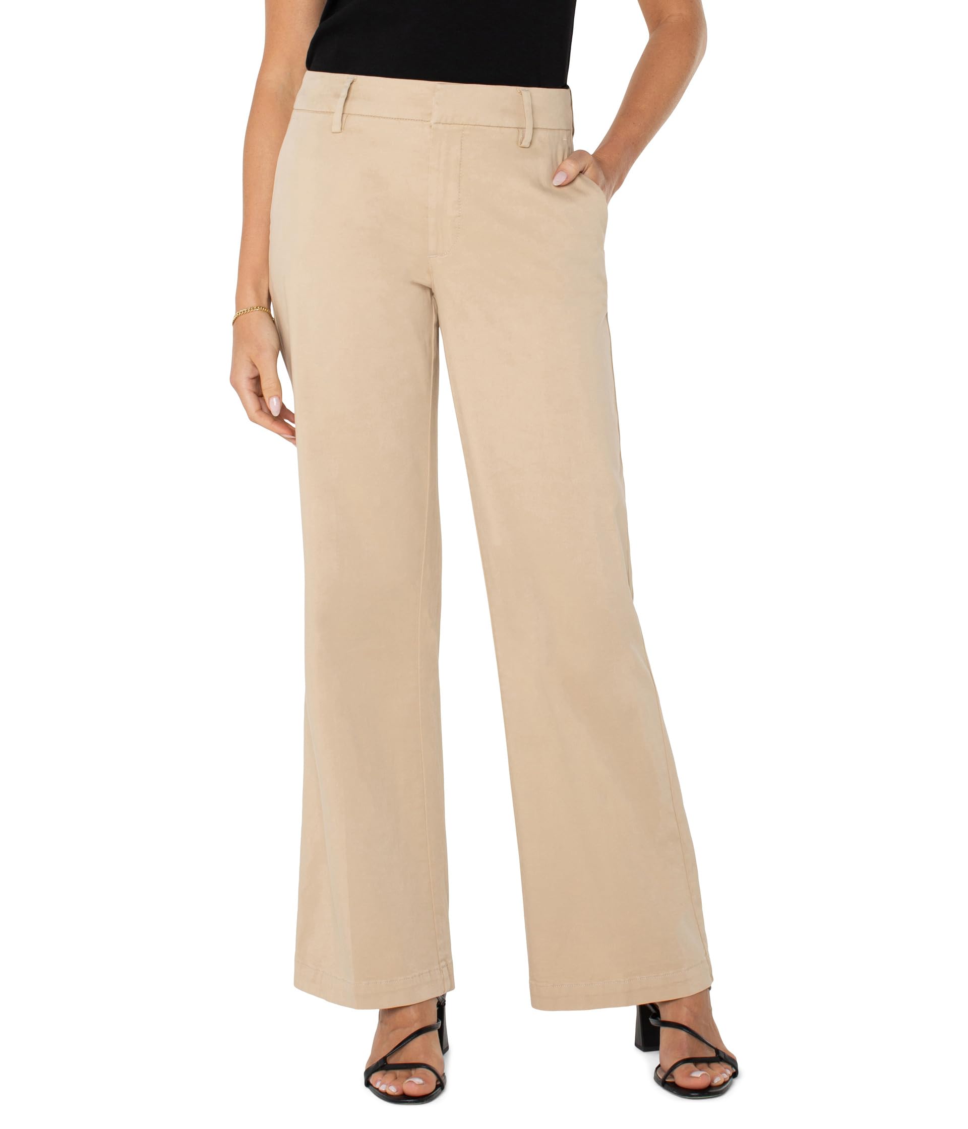 

Брюки Liverpool Los Angeles Kelsey Knit Wide Leg Trouser 30", цвет Cappuccino
