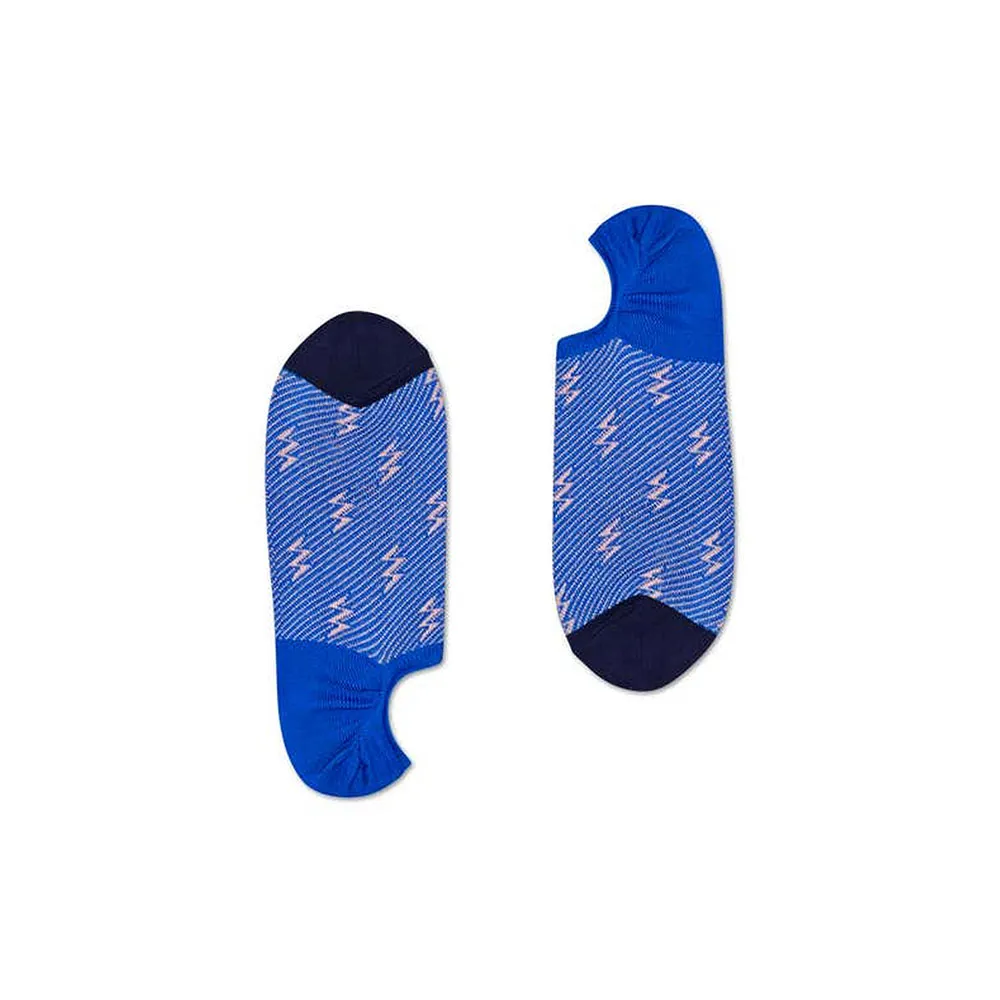 

Носки Happy Short Dressed Flash No Show Blue and Black long, синий
