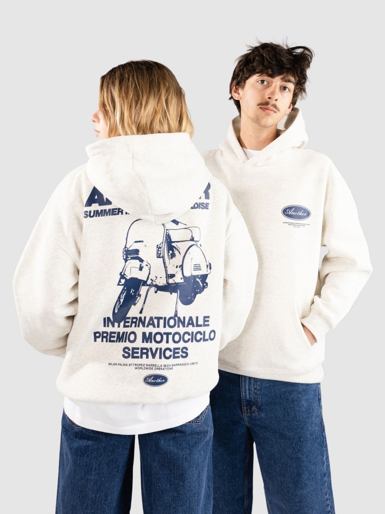 

Худи Another Cotton Lab Summer In Paradise Oversized Hoodie, grey