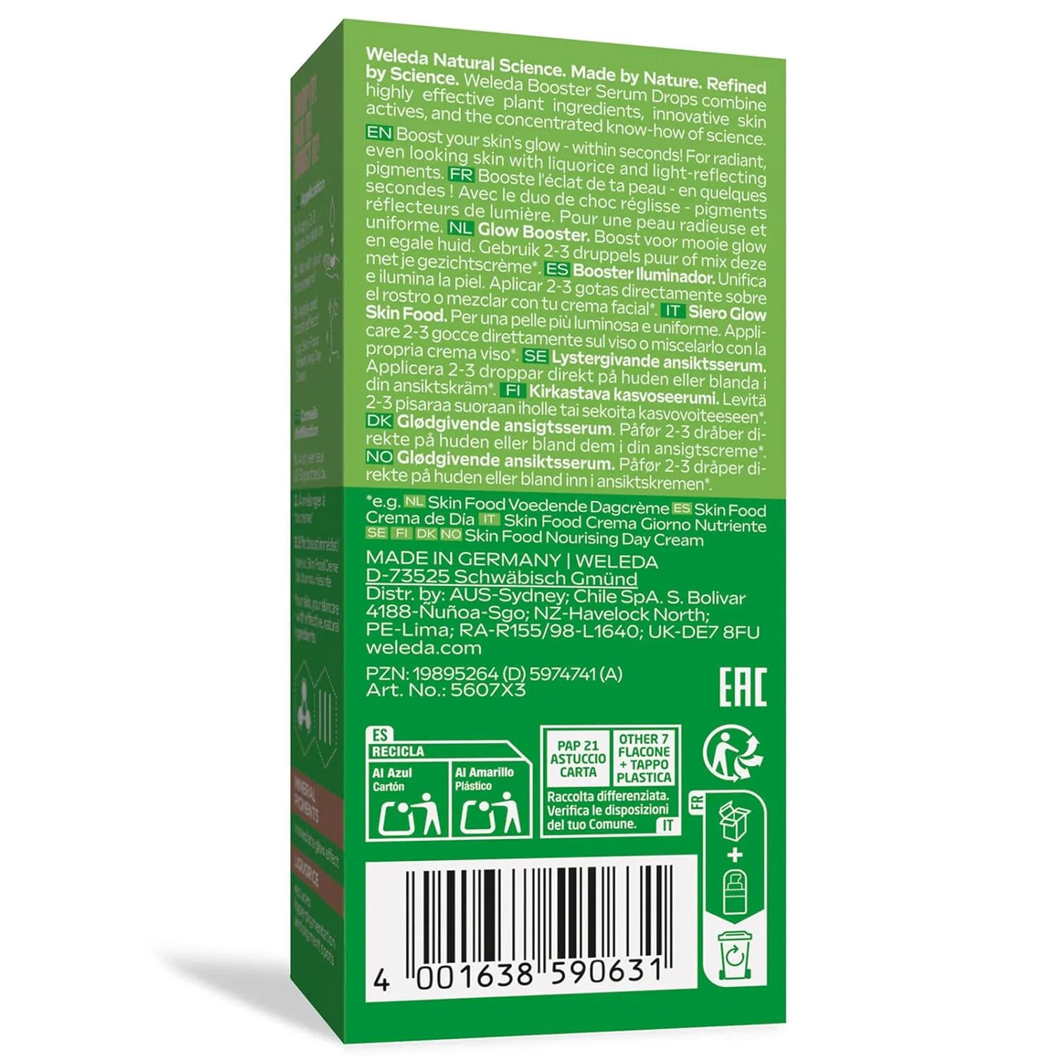 Бустер Weleda — Для сияния кожи «Skin Food Glow» от, 30 мл — фото 2