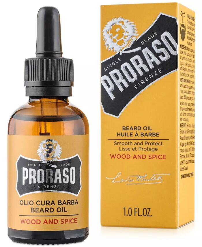 

Масло для бороды — аромат дерева и специй, 1 унция Proraso