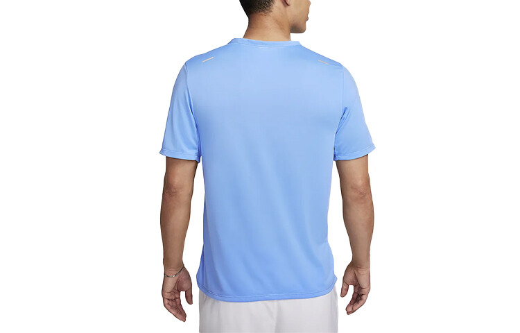 Футболка Dri-Fit Rise 365 мужская университетская синяя Nike, синий — фото 2