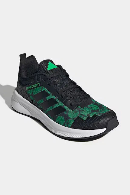 Кроссовки детские Minecraft Fortarun Adidas, черный — фото 2