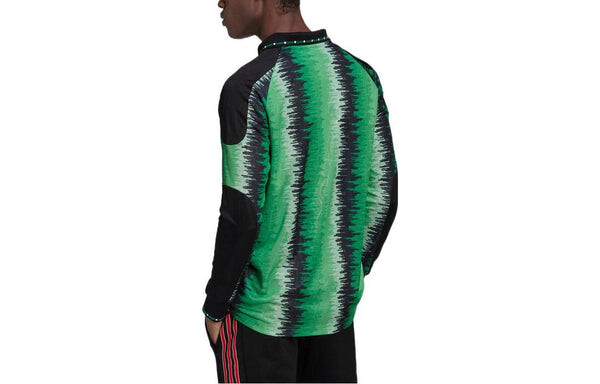 Футболка вратарь manchester united 90 Adidas, зеленый — фото 2