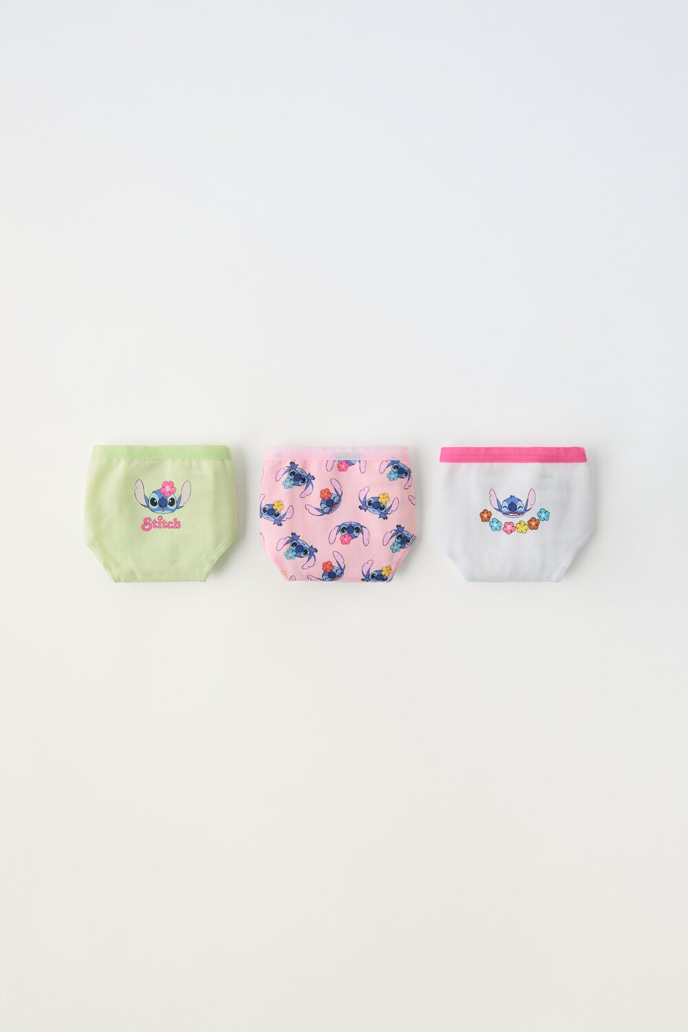 

6-14 лет/набор из трех трусов lilo & stitch disney ZARA, розовый