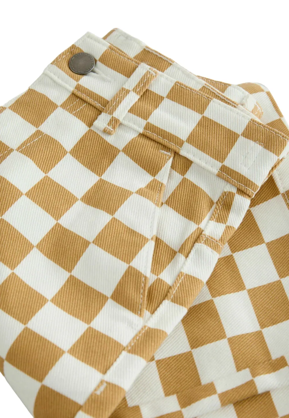 Свободный крой - шорты Next, Ochre Cream — фото 2