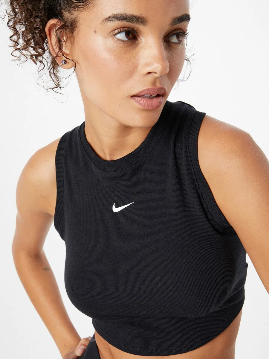 Топ Nike, черный — фото 2