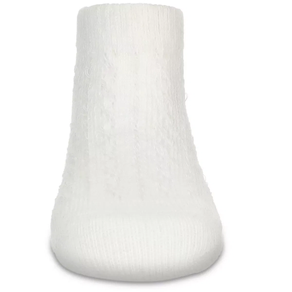Детские носки-следки для девочек с кружевной пелериной Memoi LEGWEAR, Winter White — фото 2
