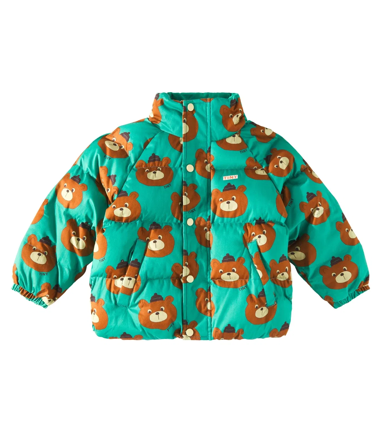 Легкая куртка хлопковая Bears Tinycottons, зеленый