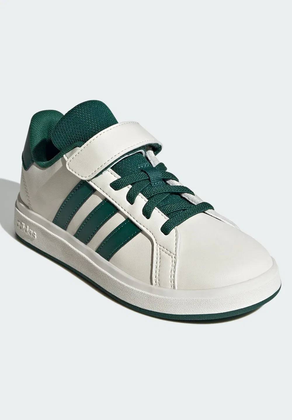 Deporte grand court 2.0 - теннисные кроссовки для грунтовых кортов Adidas Sportswear, Off White Collegiate Green Core Black — фото 2