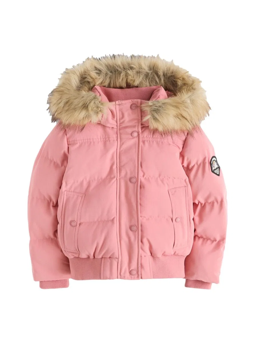 Зимняя куртка Superdry & Co 'Everest' светло-розового цвета