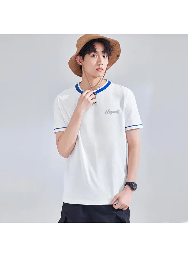Футболка спортивная с коротким рукавом для мальчиков Baleno, белая — фото 2