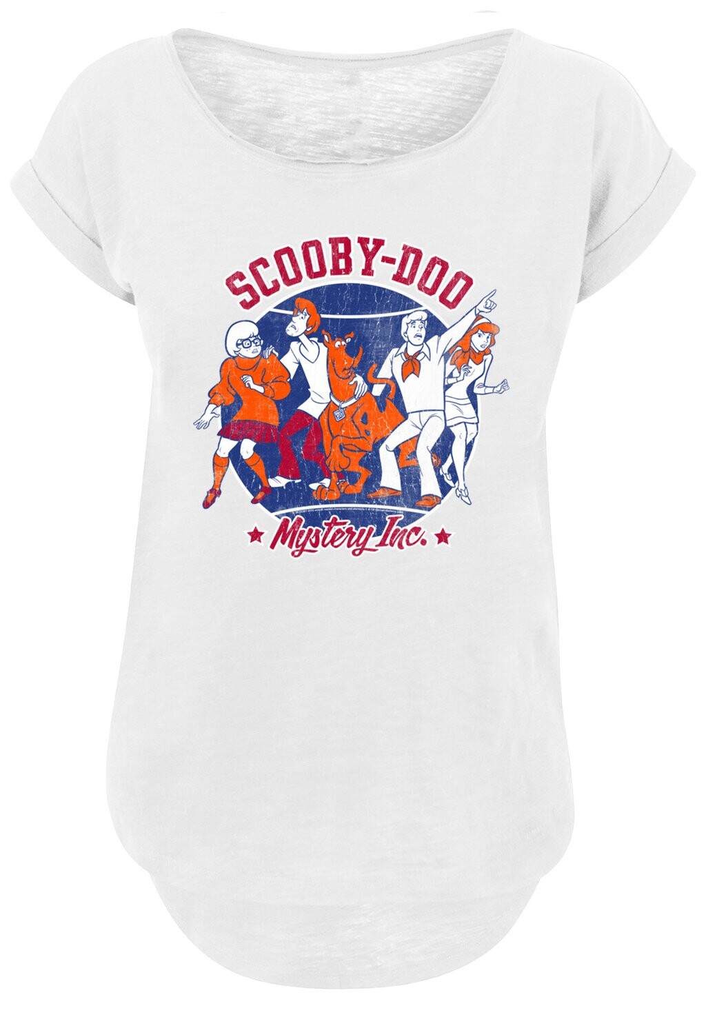 

Футболка с принтом SCOOBY DOO COLLEGIATE CIRCLE F4NT4STIC, белый