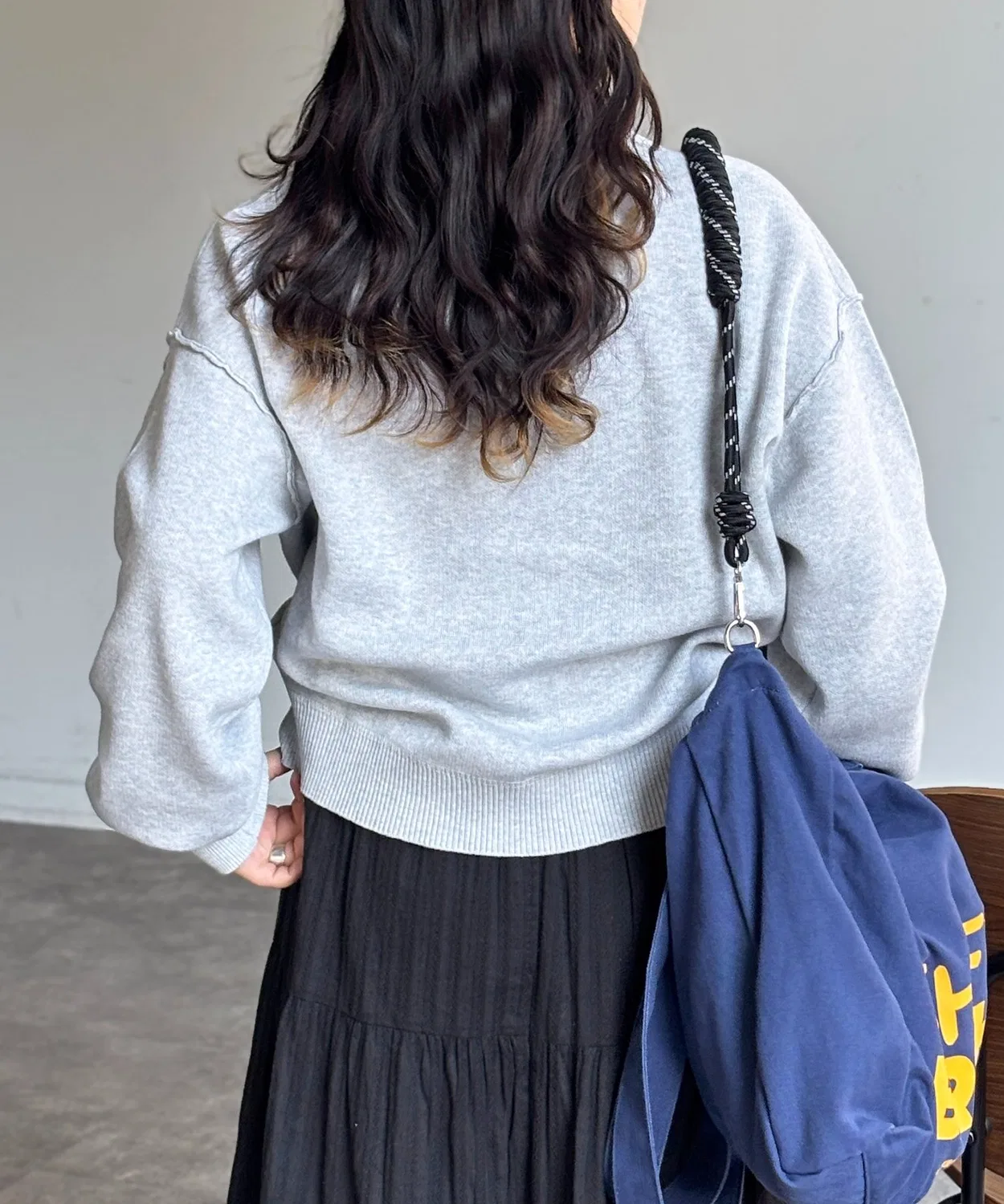 Женский свитшот-свитер с длинным рукавомU.S. POLO ASSN., Light Grey — фото 4