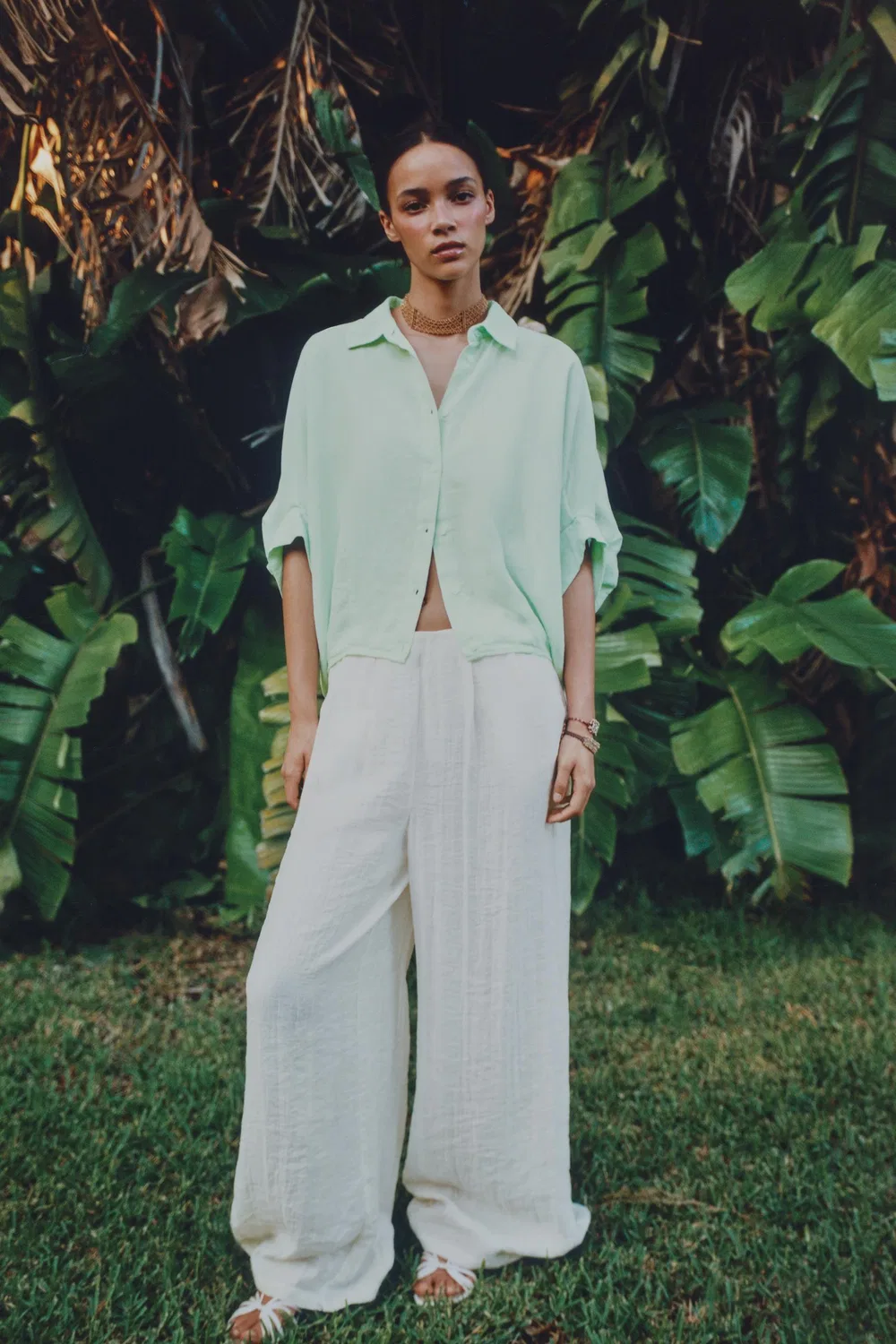 Футболка с воздушным шаром ZARA, Mint