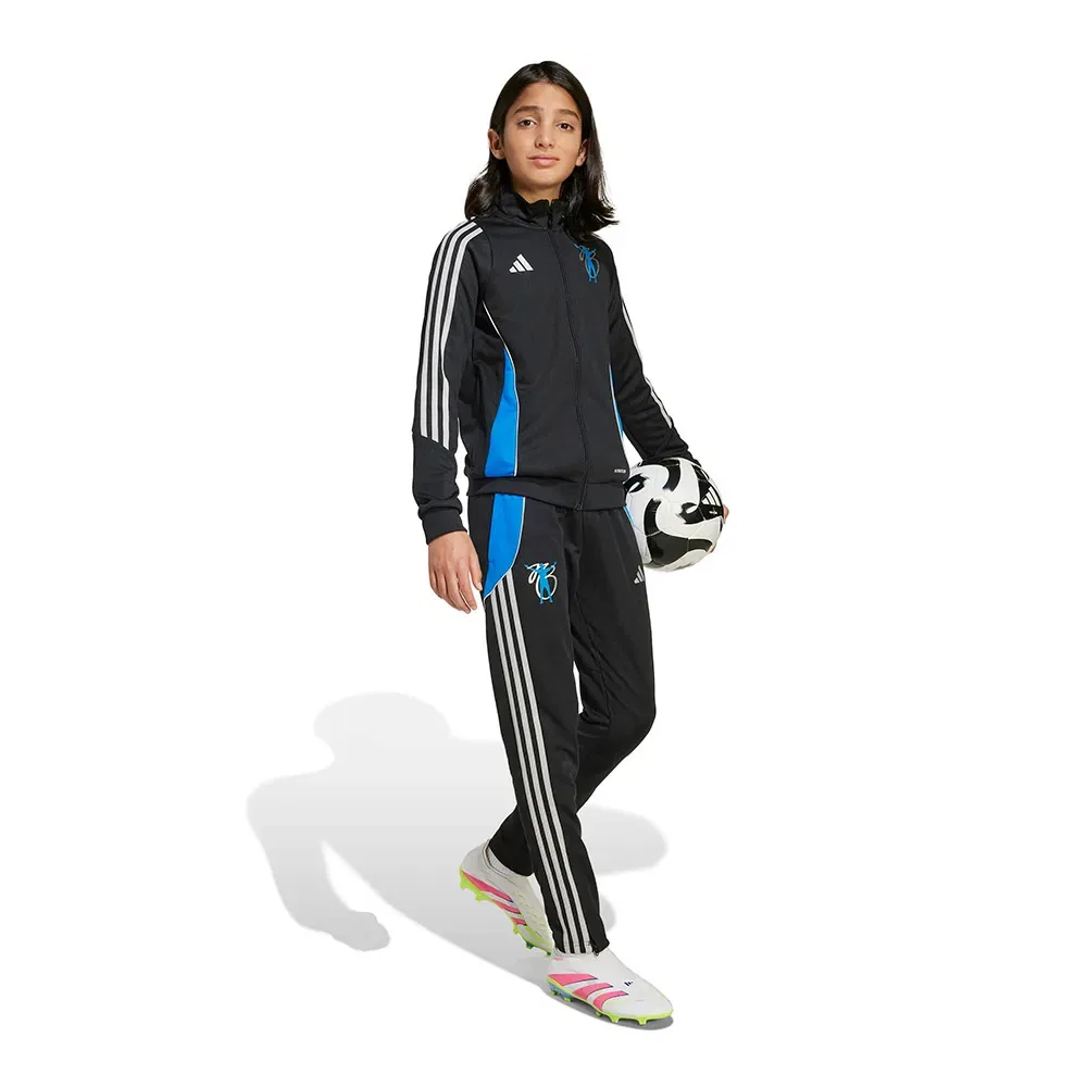 Мужская тренировочная куртка с молнией Jude Bellingham Adidas, Black — фото 4