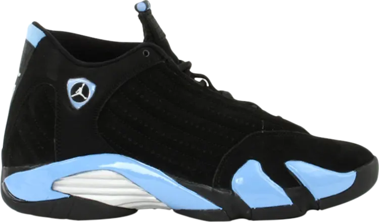 

Кроссовки Air Jordan 14 Retro Black University Blue, черный