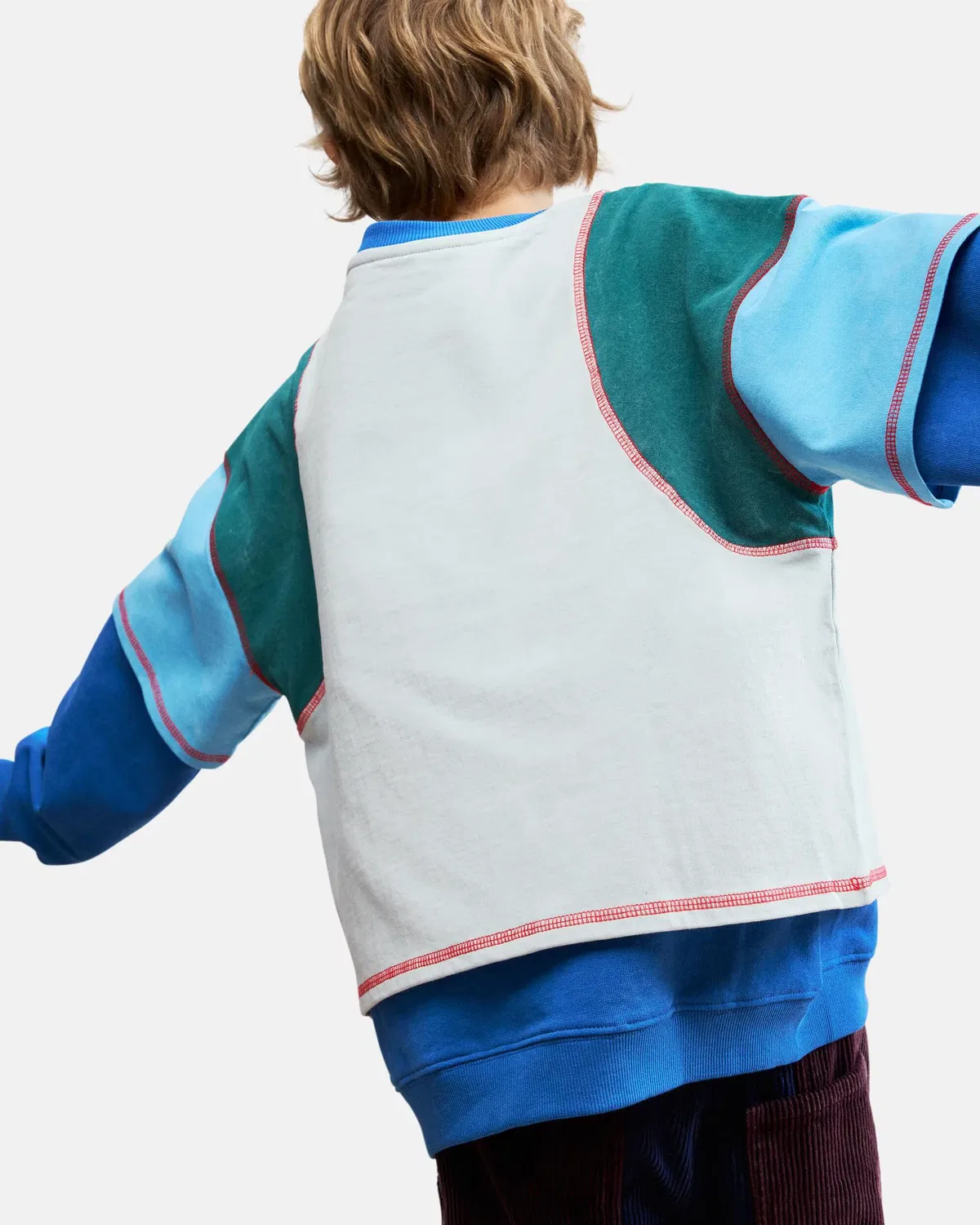 Детская спортивная худи для мальчиков с принтом Desigual, Azul — фото 3