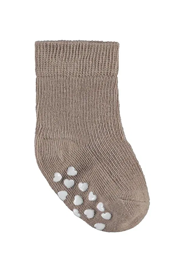 Детский комплект носков для девочек с принтом Non-Slip heart print 3-piece 6-piece baby girl socks set Civil Baby, Standard — фото 2