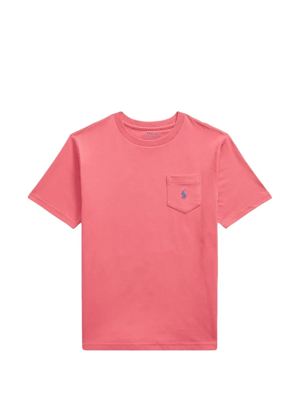Футболка с вышивной пони Polo Ralph Lauren Kids, розовый