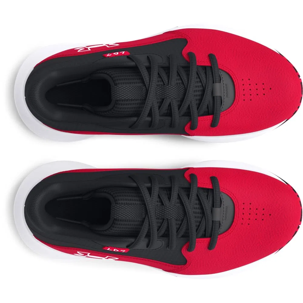Детские баскетбольные кроссовки для мальчиков Bloqueo Preescolar 7 Under Armour, Red — фото 4