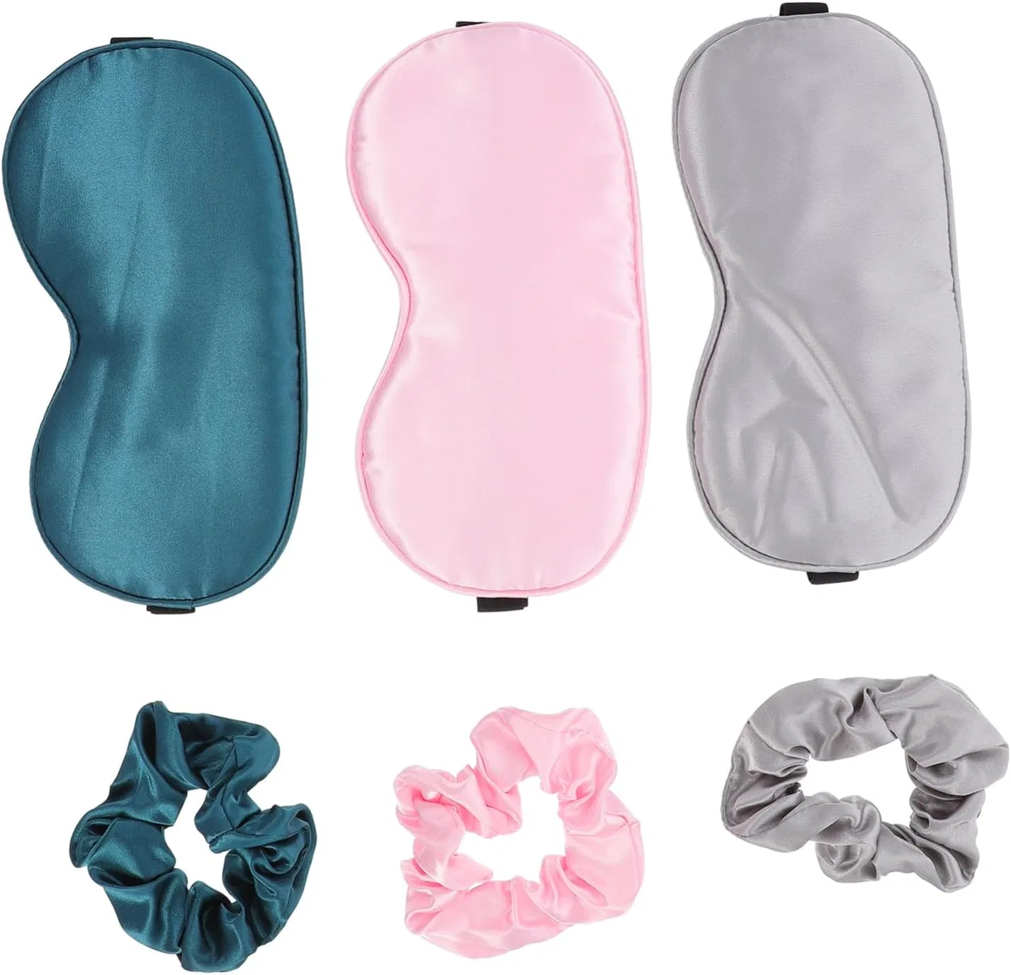 Маска для глаз с ободками для волос, Healvian, 3 пары, 20.5x9.5x0.5 см, Assorted Colours