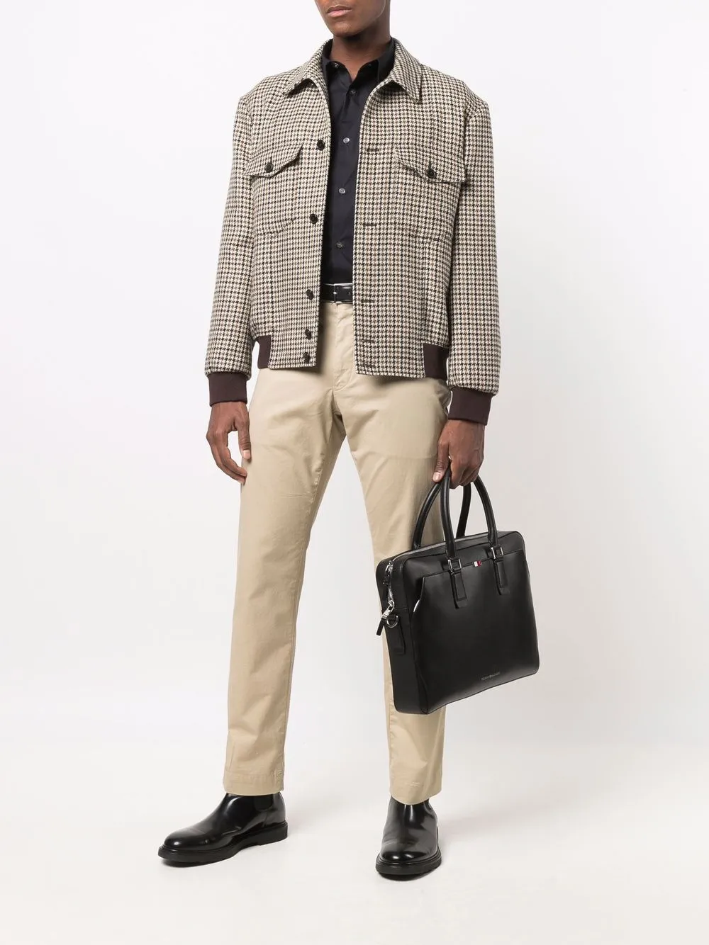 Рубашка с длинными рукавами и нашивкой-логотипом EMPORIO ARMANI, синий — фото 2