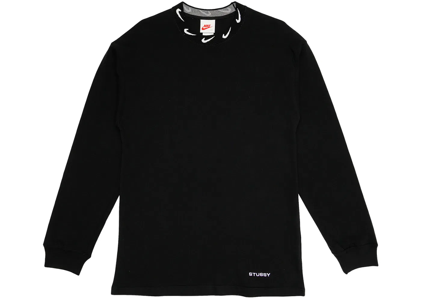 Мужской свитер с принтом Nike x Stussy Knit Top, Black