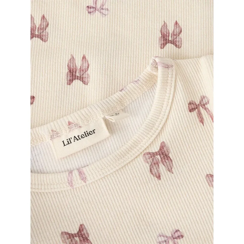 Футболка с длинным рукавом Gavo Eko Slim Lil´ Atelier Name It, бежевый — фото 3
