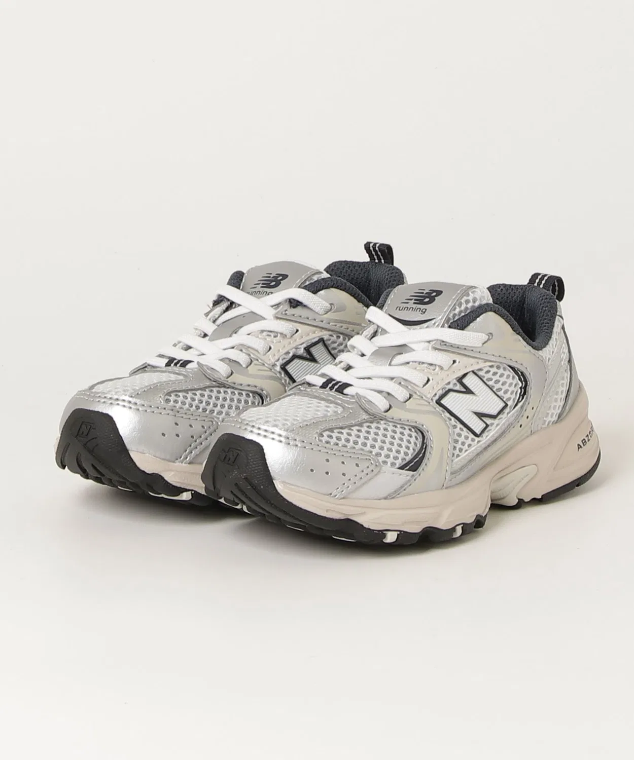 Детские кроссовки с низким профилем 530 New Balance, Silver — фото 2