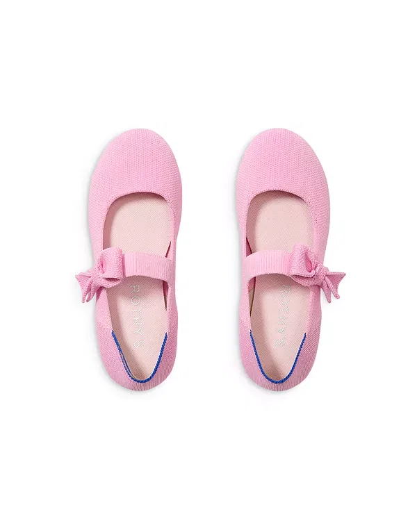 Детские балетки для девочек с бантиком The Kids Tux Bow Mary Janes Rothy's, Tutu