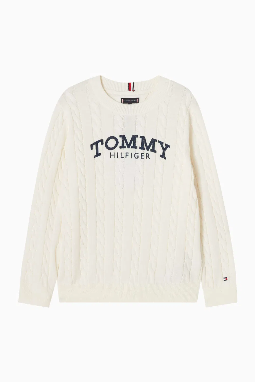 Свитер с логотипом вязаный Tommy Hilfiger
