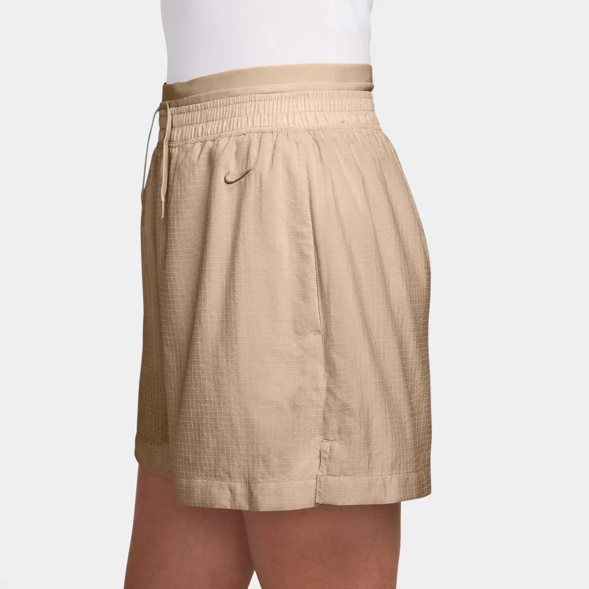 Женские шорты для спорта с двойным поясом Double Waistband Short Nike, Marrón — фото 3