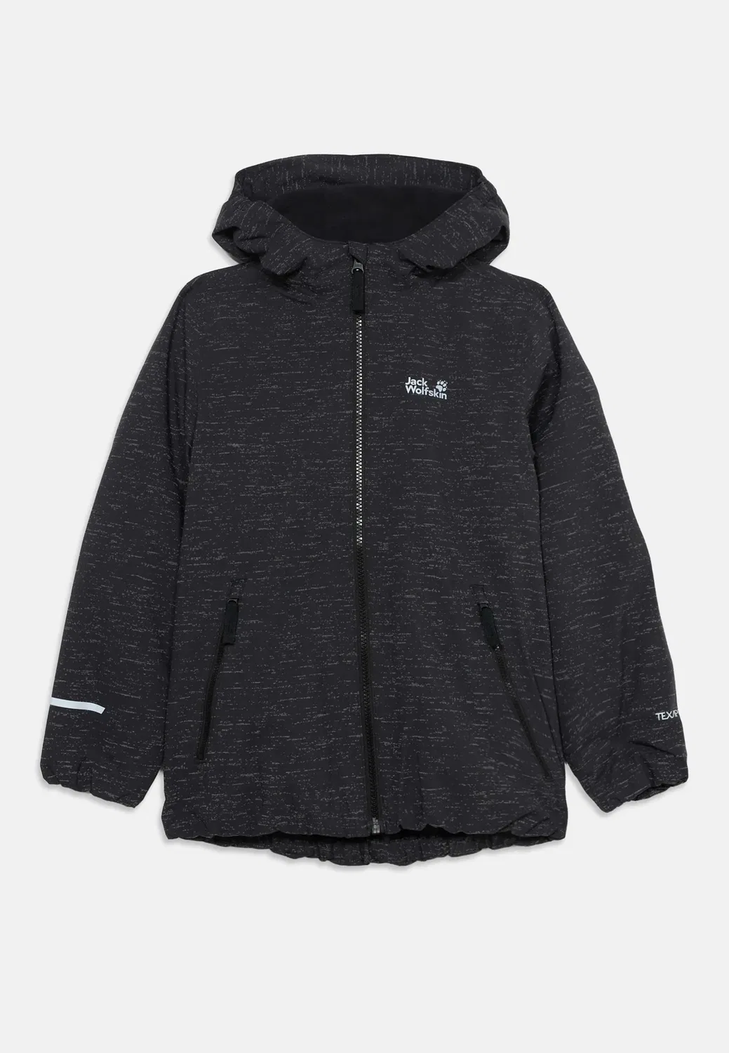 Куртка Go glow унисекс из софтшелла Jack Wolfskin, Black