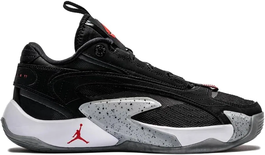 Детские кроссовки для девочек с принтом Nike Luka 2, Black/Bright Crimson/Wolf Grey/White-Black