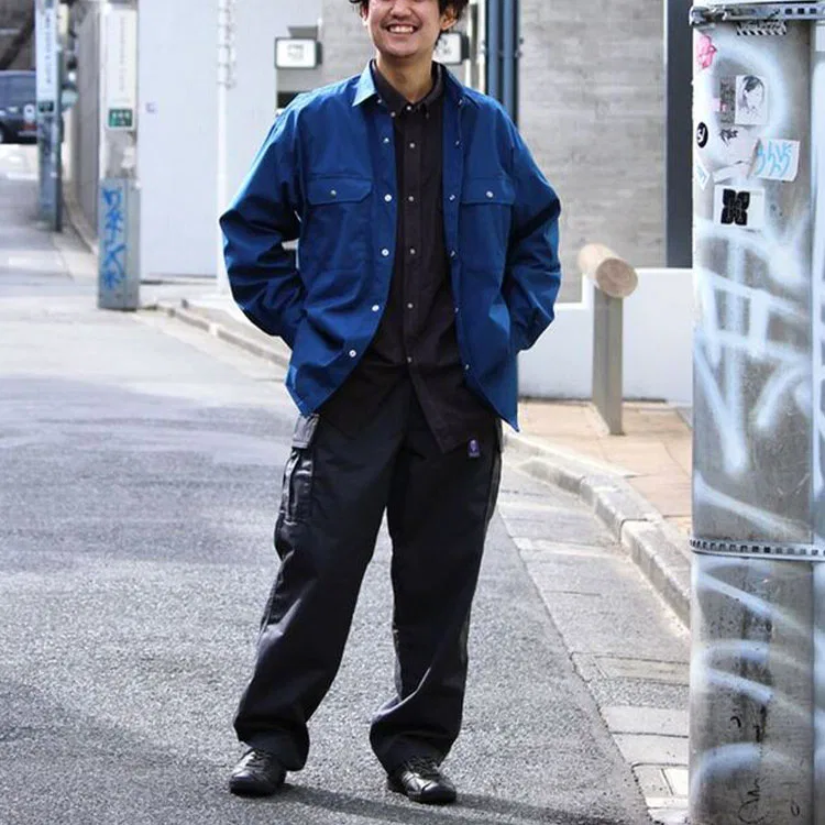 Детская рубашка с длинным рукавом THE NORTH FACE PURPLE LABEL, Blue — фото 3