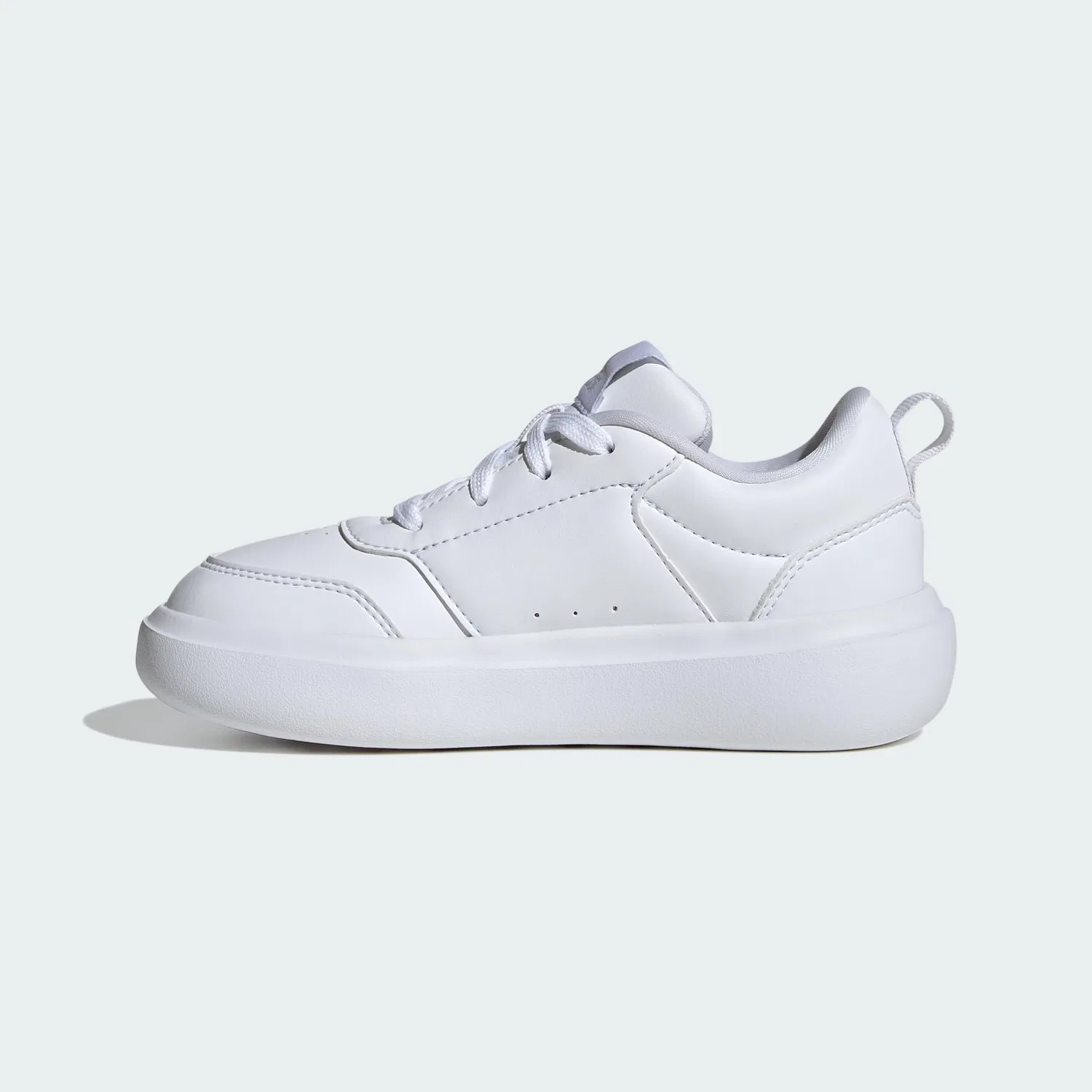 Детские кроссовки для мальчиков с гибкой подошвой Park St K Adidas, Bianco — фото 2