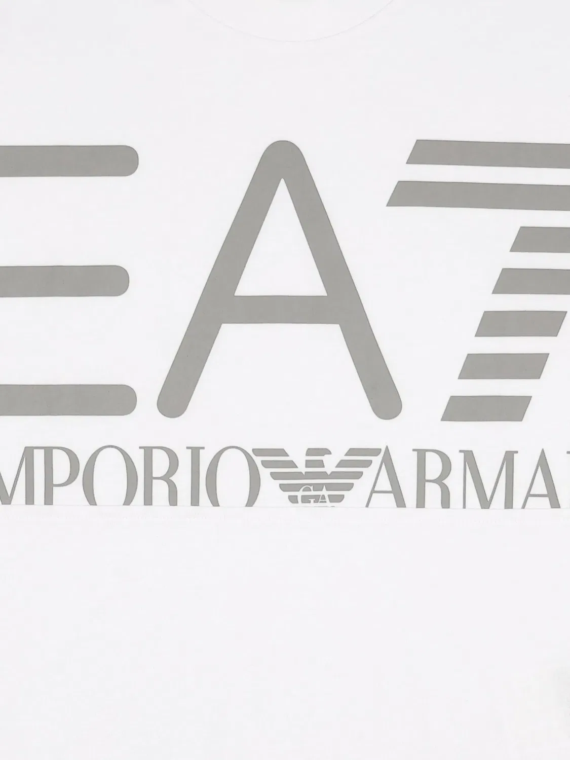 Футболка с логотипом Ea7 Emporio Armani, белый — фото 3